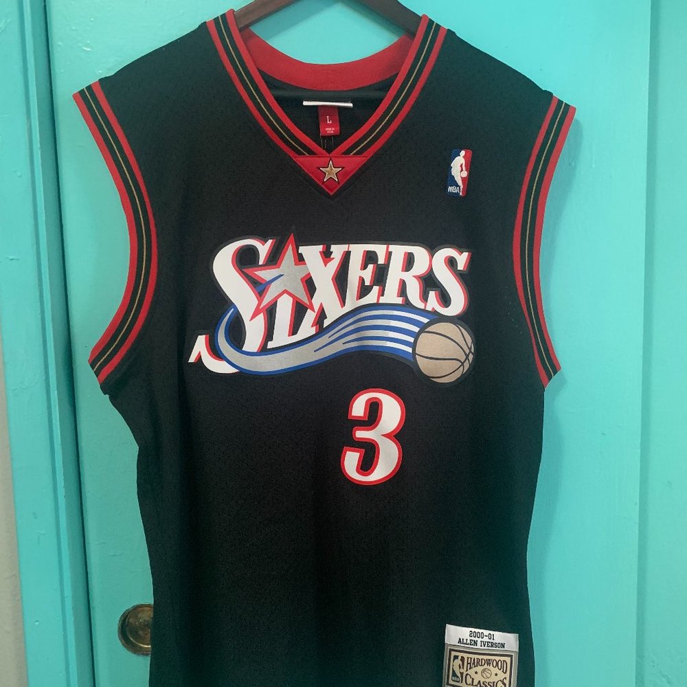 Allen Iverson Hardwood Classics Swingman Jersey - Mitchell & Ness